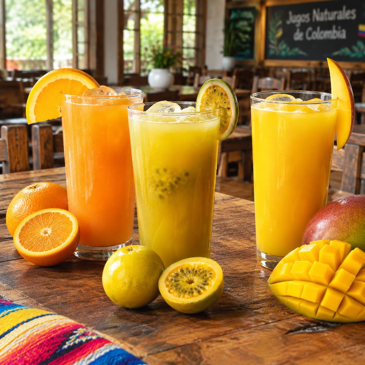 Jugos naturales de fruta