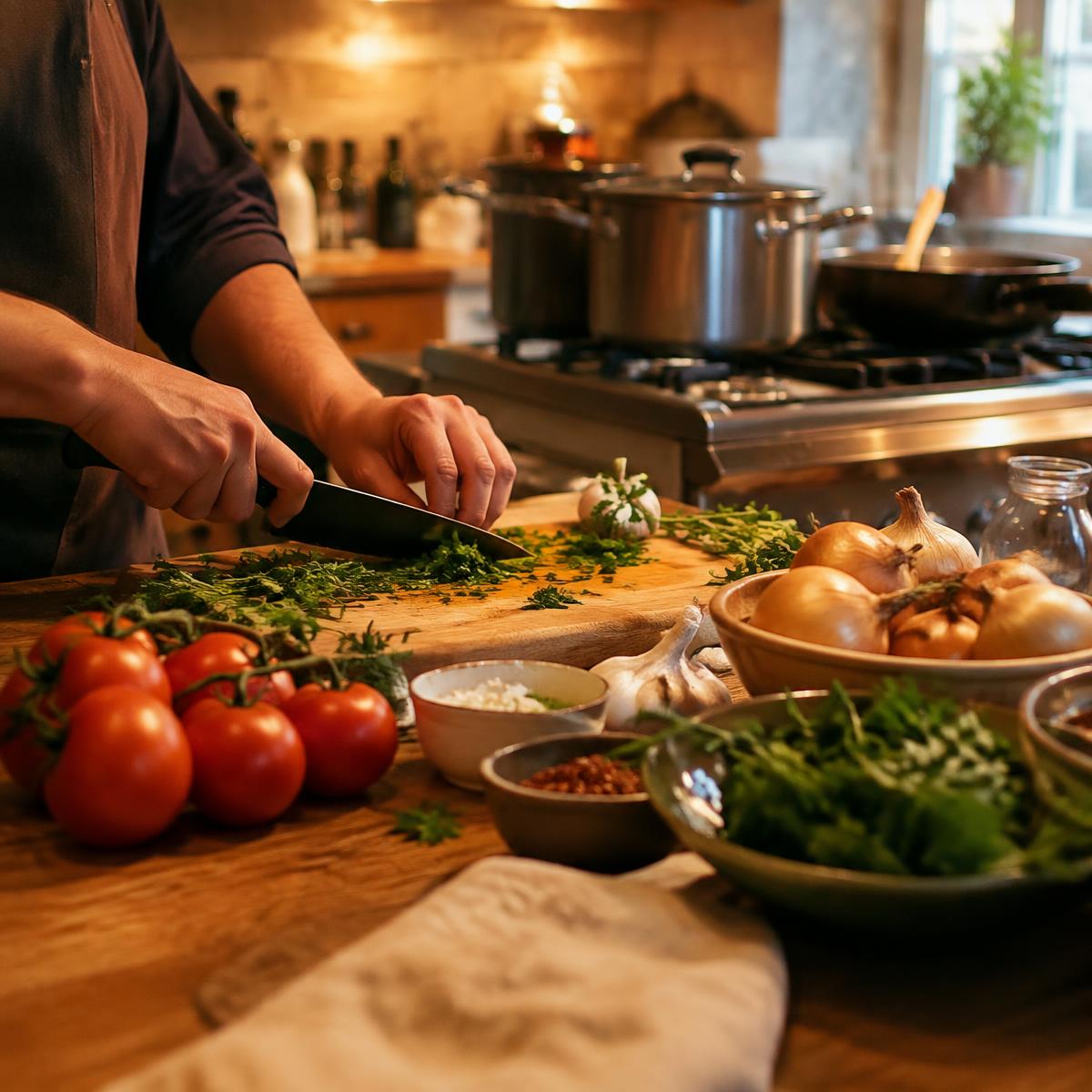 Preparación de alimentos frescos